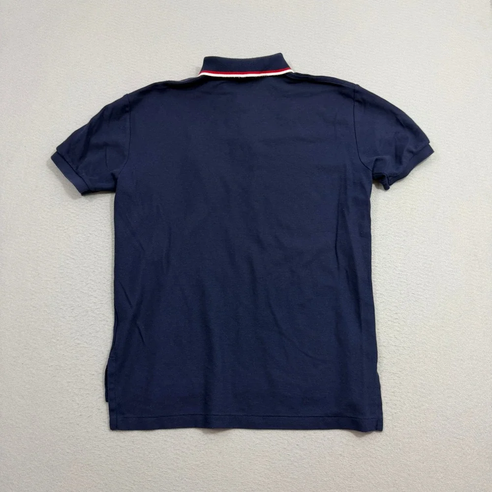Vintage Polo Ralph Lauren Polo Medium Blue US Open 2009 Big Pony Short Sleeve